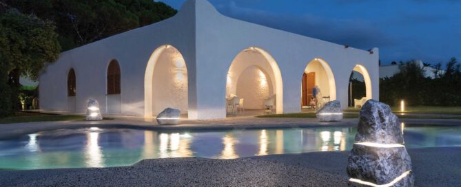 Essenze di luce pietre luminose e sound per il garden