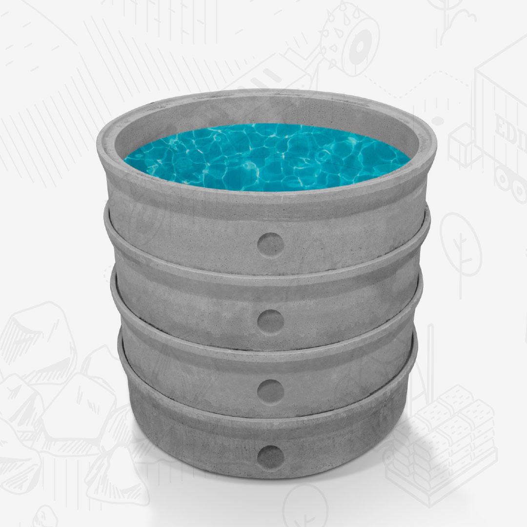 Canaline decorative per il drenaggio dell'acqua
