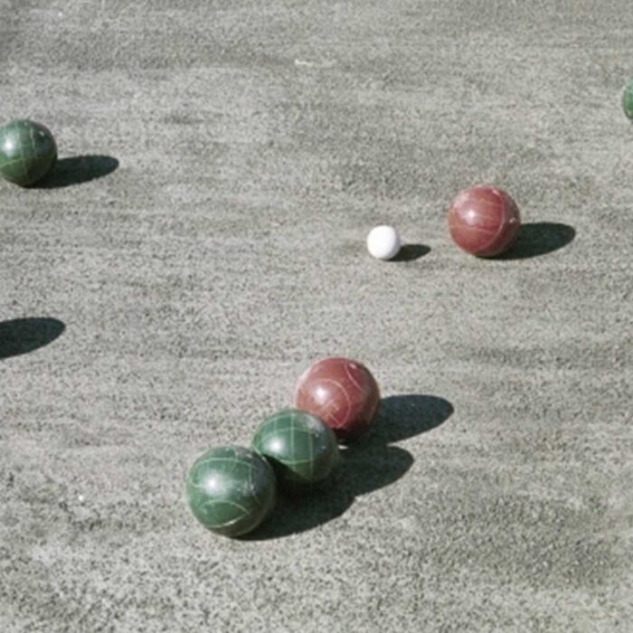 Sabbia manto finitura per campi da bocce