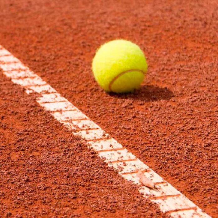 Sabbia sottomanto per campi da tennis