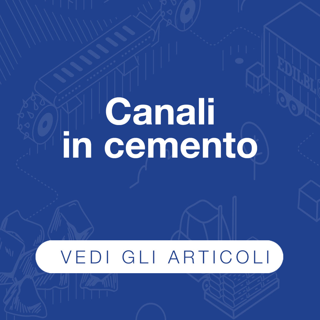 Canaline decorative per il drenaggio dell'acqua