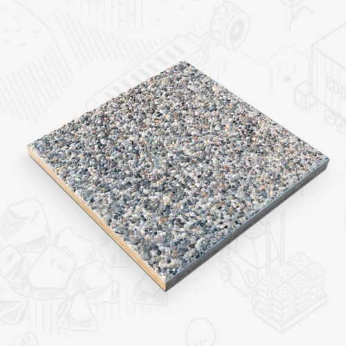 Piastre ghiaino lavato